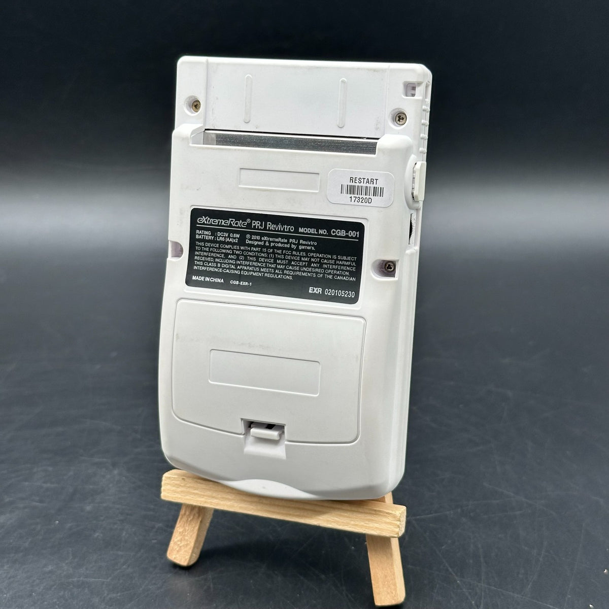 Nintendo Game Boy Color Konsole - IPS LCD Screen - Weiß