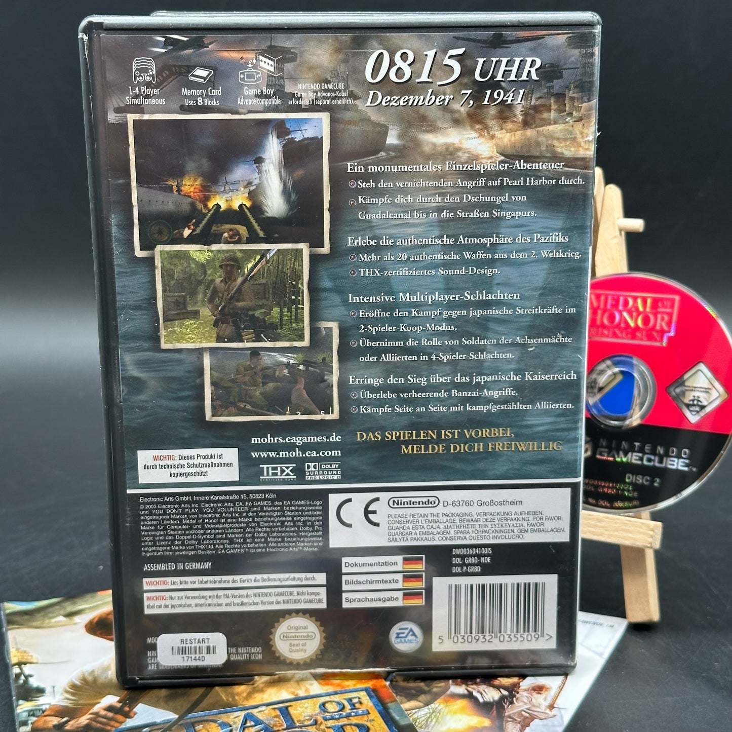 Medal of Honor - Rising Sun (Nintendo GameCube) - CD aufpoliert ✅
