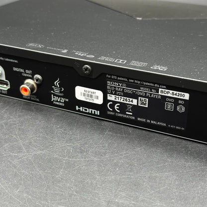 Sony BDP-S4200 HDMI 3D Blu-ray DVD Player (keine Fernbedienung) – Bild 3