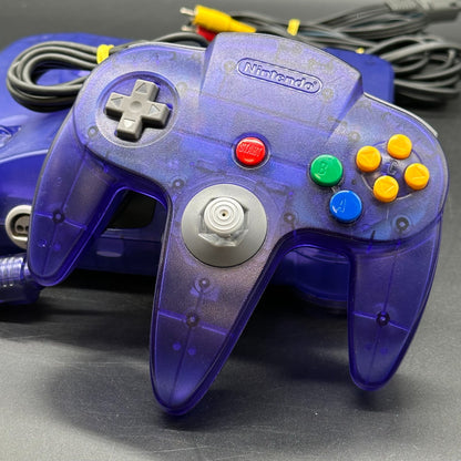 Nintendo 64 Spielekonsole - Grape / Lila inkl. Controller & Kabel