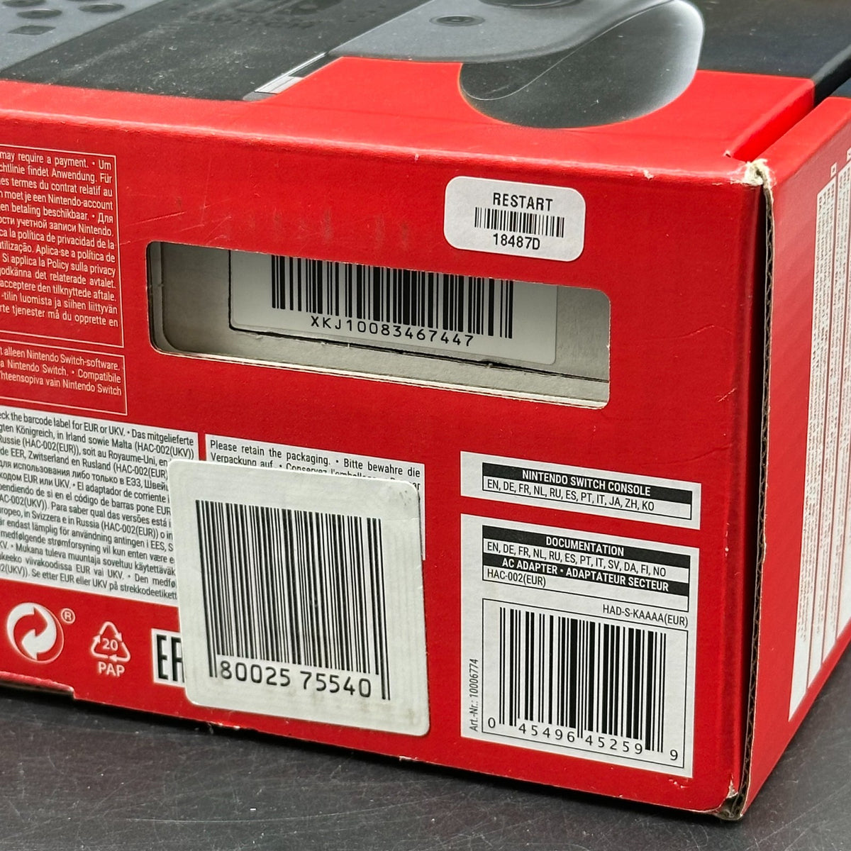 Nintendo Switch Konsole in OVP - Grau