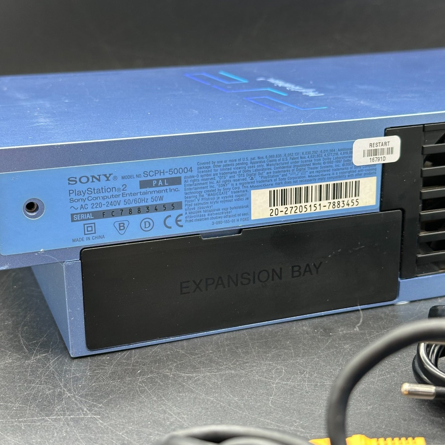 Sony PlayStation 2 PS2 Konsole - Aqua Blue SCPH-50004