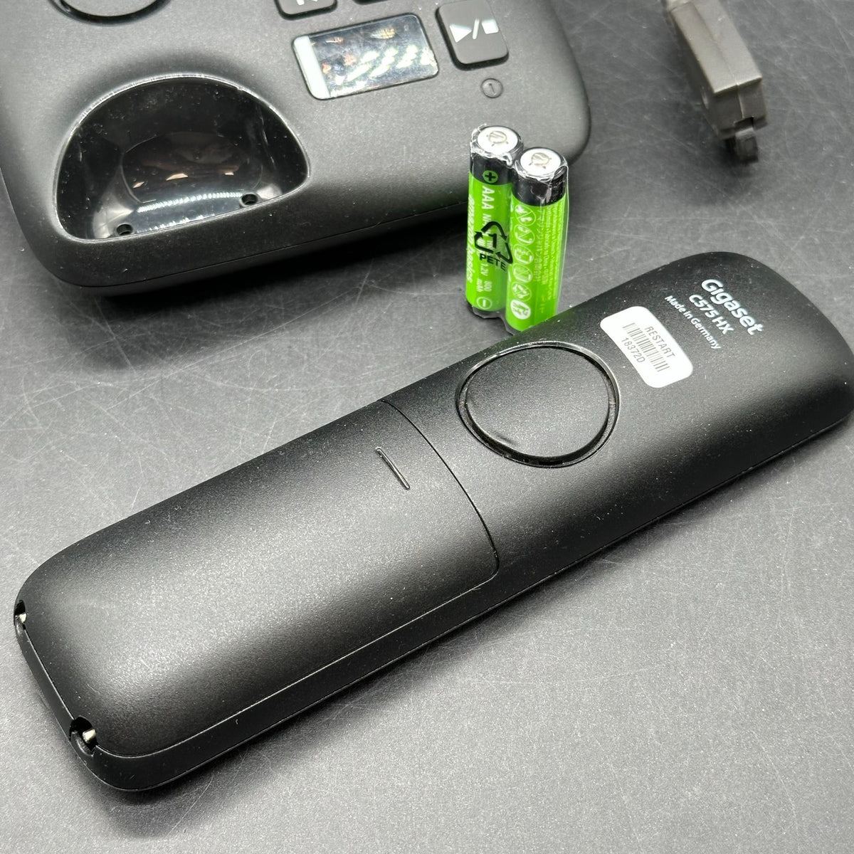 Gigaset C570HX DECT-Handset - Schwarz mit Anrufbeantworter & neuen Akkus – Bild 4