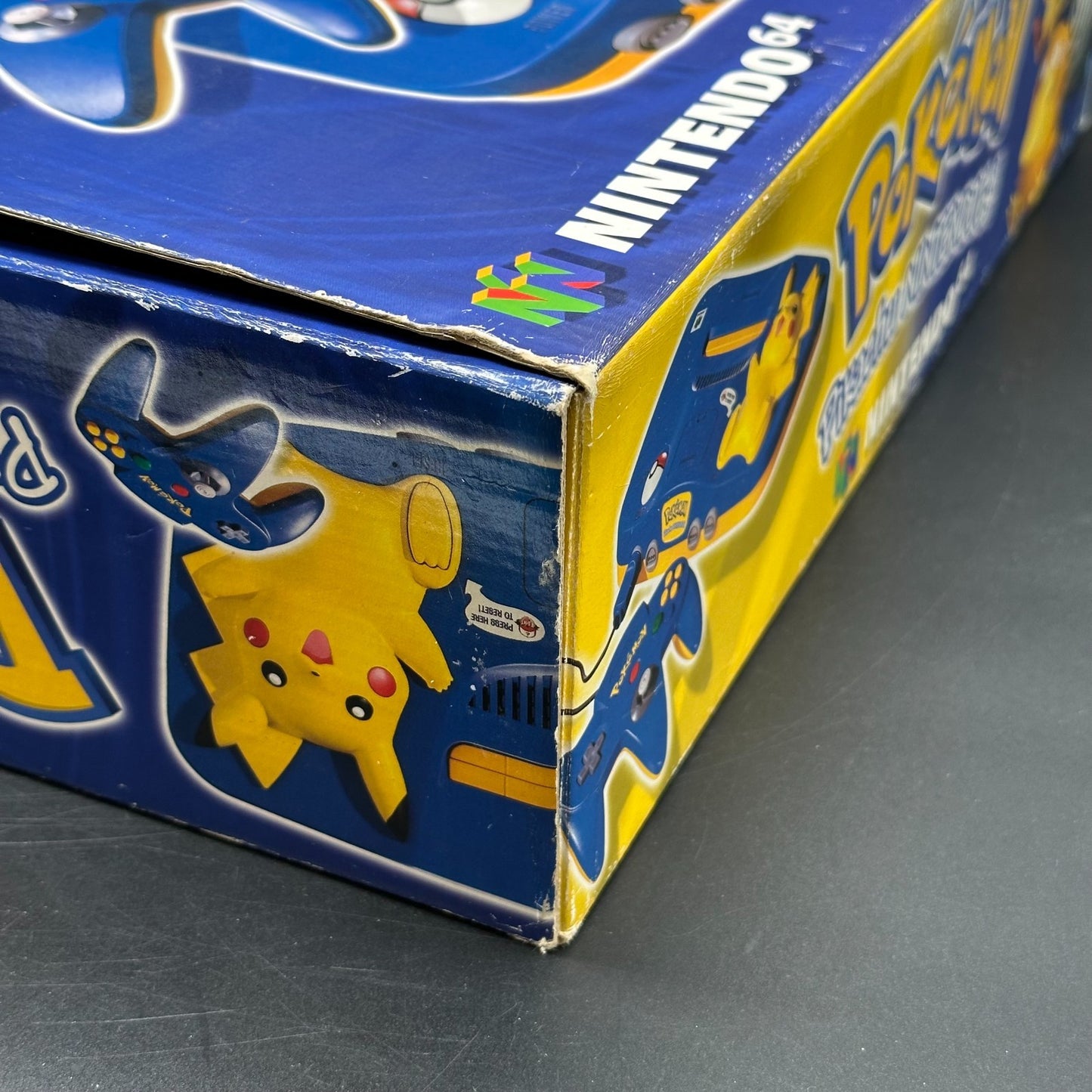 Nintendo 64 Konsole - N64 Pikachu Edition inkl. Controller, OVP & Expansion Pak
