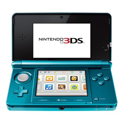 Nintendo 3DS Handheld Konsole - Aqua Blau - ohne Netzteil