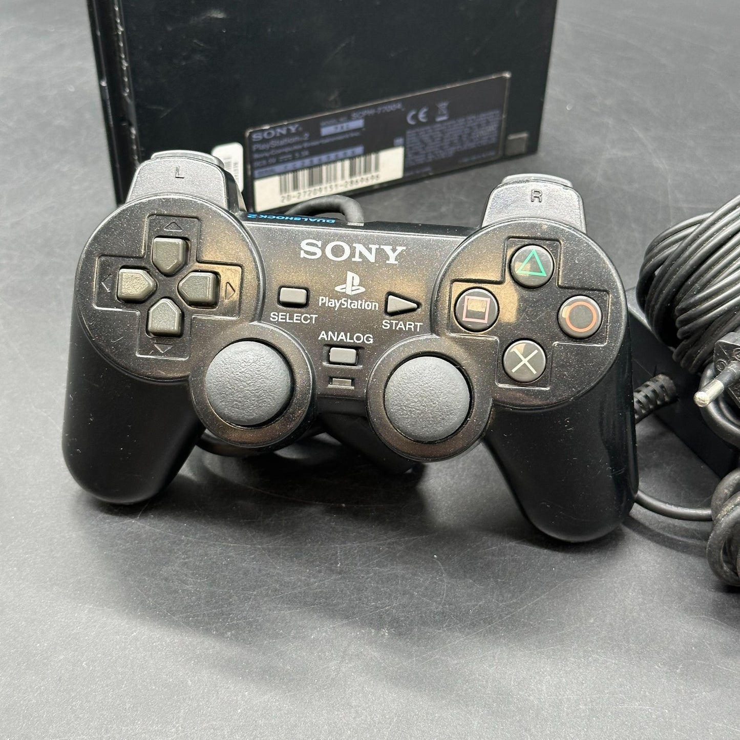 Sony Playstation 2 PS Slim Konsole Konsole mit Controller + Kabeln