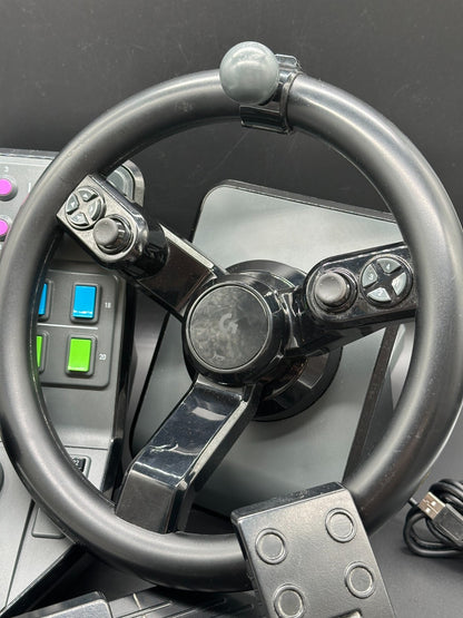 Logitech Farming Simulator Komplettset mit Lenkrad, Pedale und Steuerpult