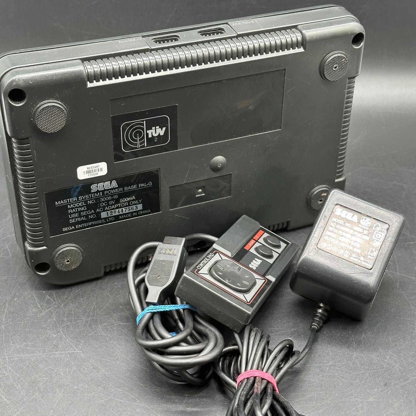 Sega Master System II Spielkonsole - Schwarz ohne Antennenkabel