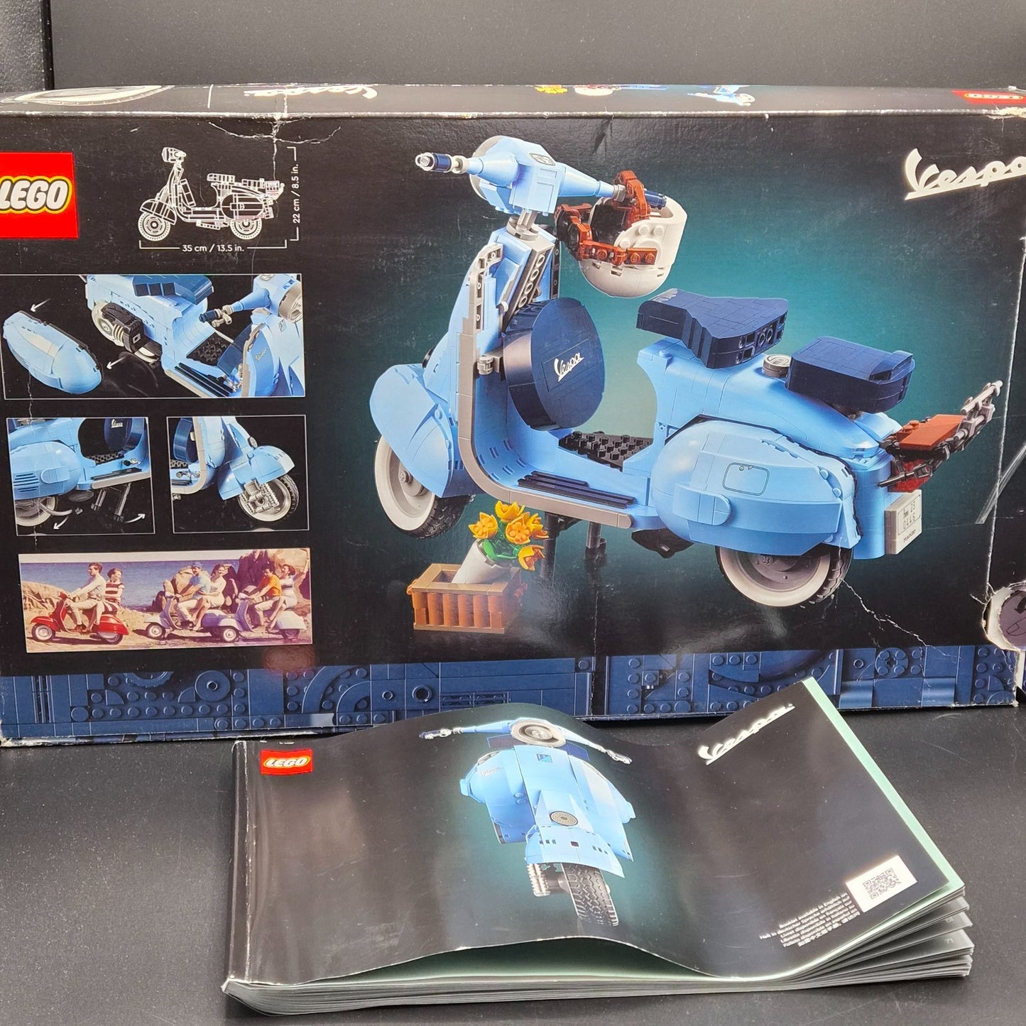 Lego Icons (10298) Vespa 125 inkl. OVP und Beleuchtung