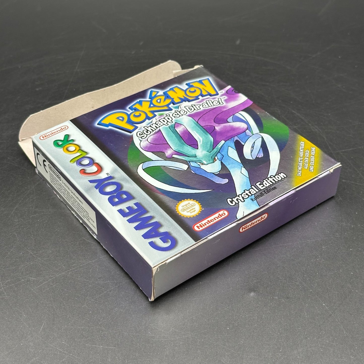 Pokémon Kristall-Edition in OVP (Nintendo Game Boy Color) Speicherbatt. neu ✅
