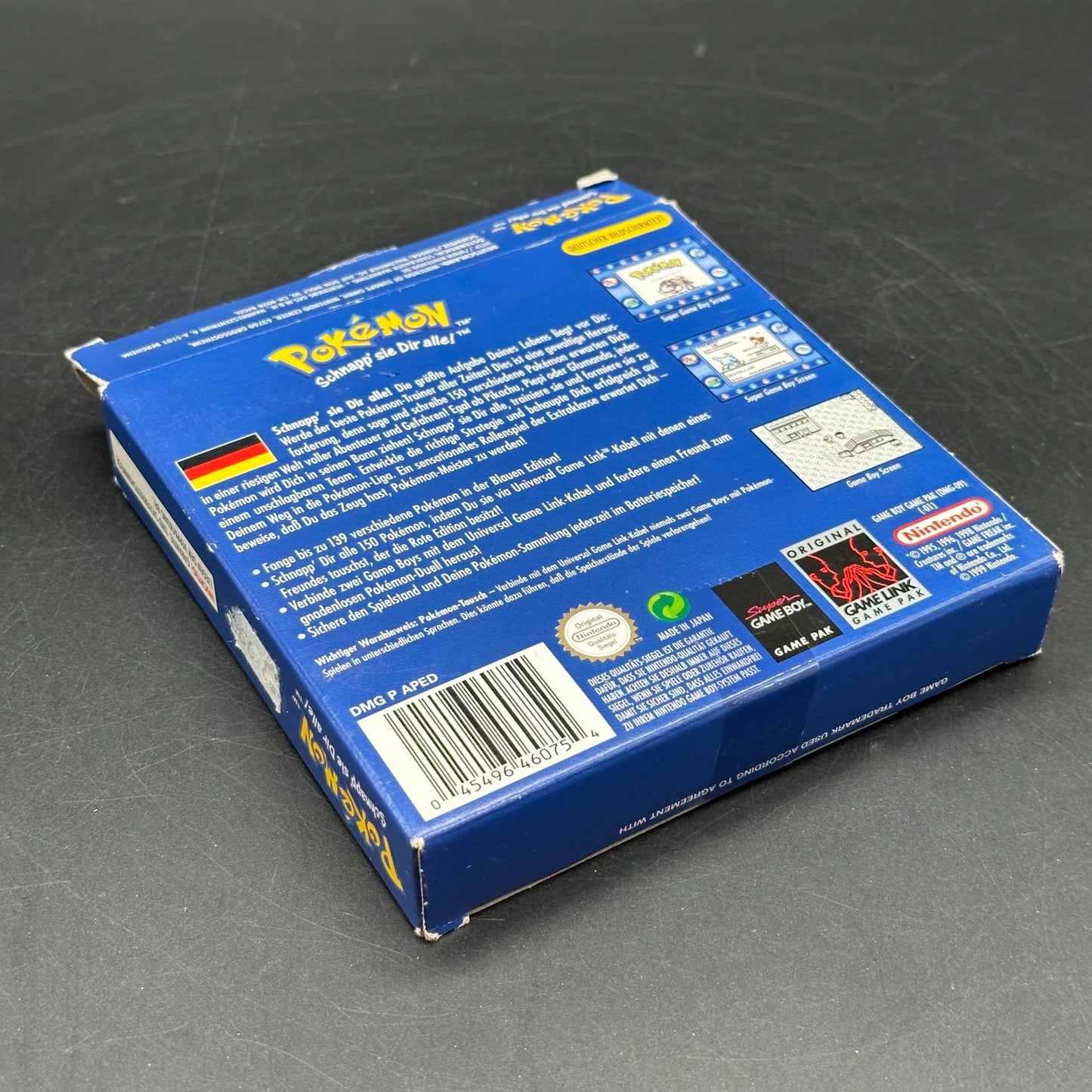 Pokémon Blaue Edition (Nintendo Game Boy) - Speicherbatt. neu ✅