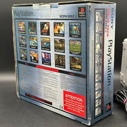 Sony Playstation 1 PS1 Value Pack - SCPH-5552 - in OVP