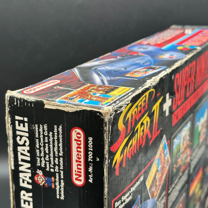 Super Nintendo SNES Konsole in OVP - Street Fighter II 2 Action Pack