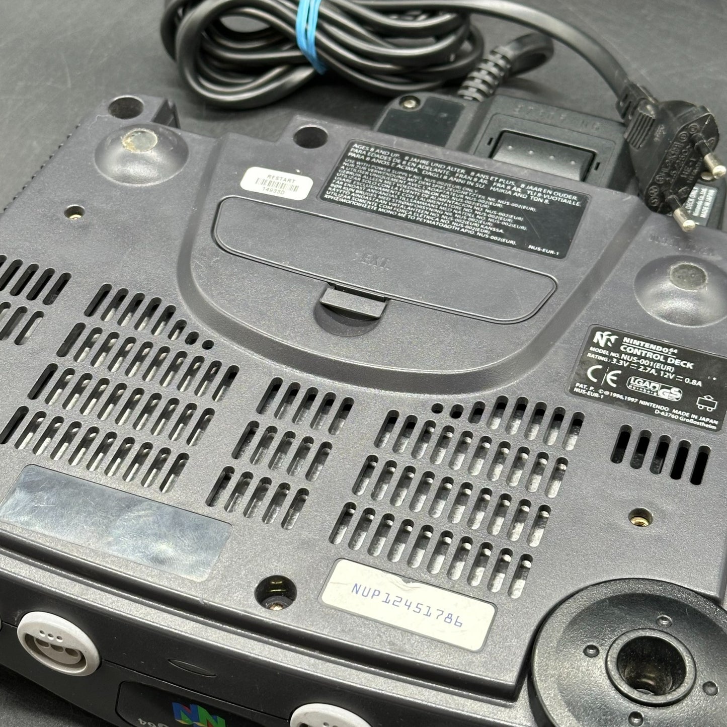 Nintendo 64 Konsole inkl. Controller & Kabeln (N64)