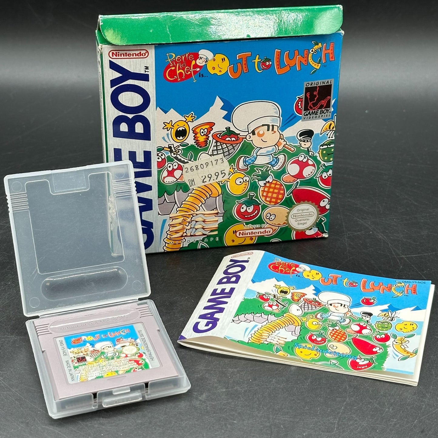 Pierre Le Chef Is Out To Lunch Nintendo Gameboy in OVP