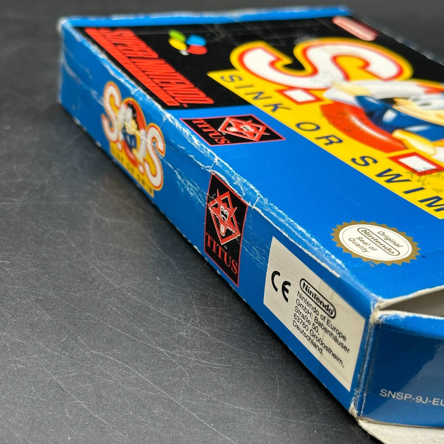 S.O.S. Sink or Swim - Super Nintendo SNES in OVP