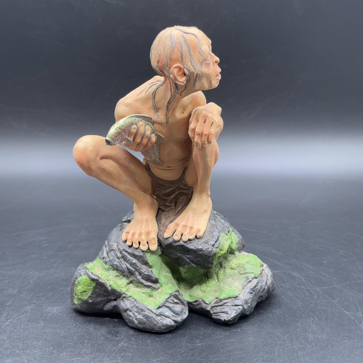Original Sideshow Weta Der Herr der Ringe Die zwei Türme Sméagol Gollum Statue – Bild 6