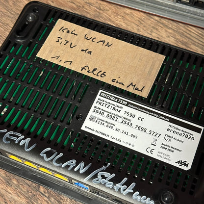 6x AVM FRITZ!Box (3x 7590, 1x 7530, 1x 7530 AX, 1x 7581) - defektes Konvolut – Bild 6