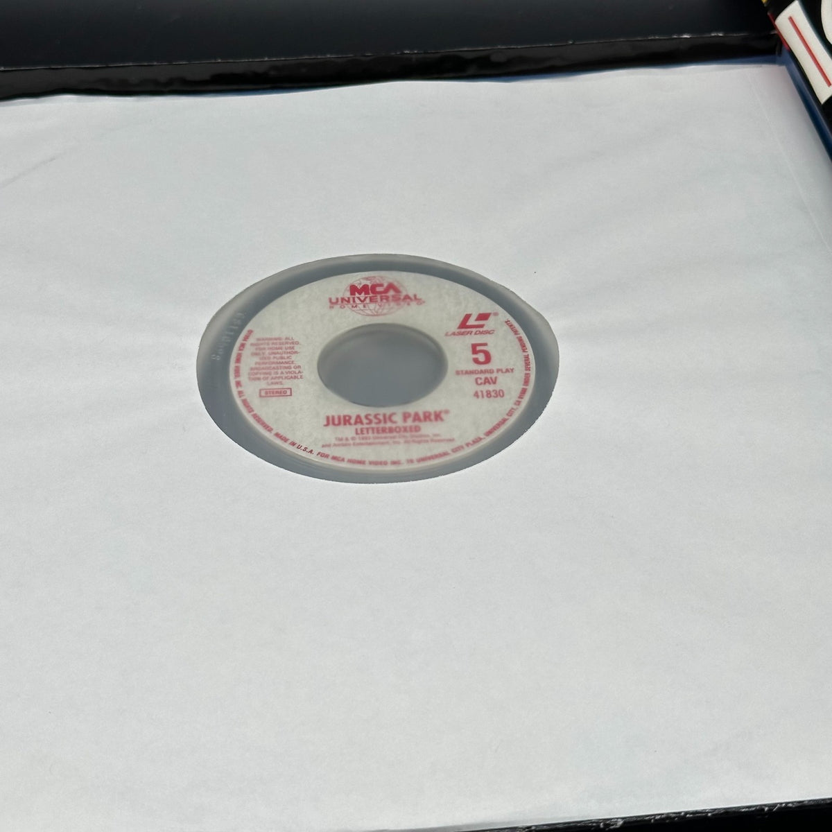 Jurassic Park - Letterboxed Edition - Laserdisc (NTSC) – Bild 6