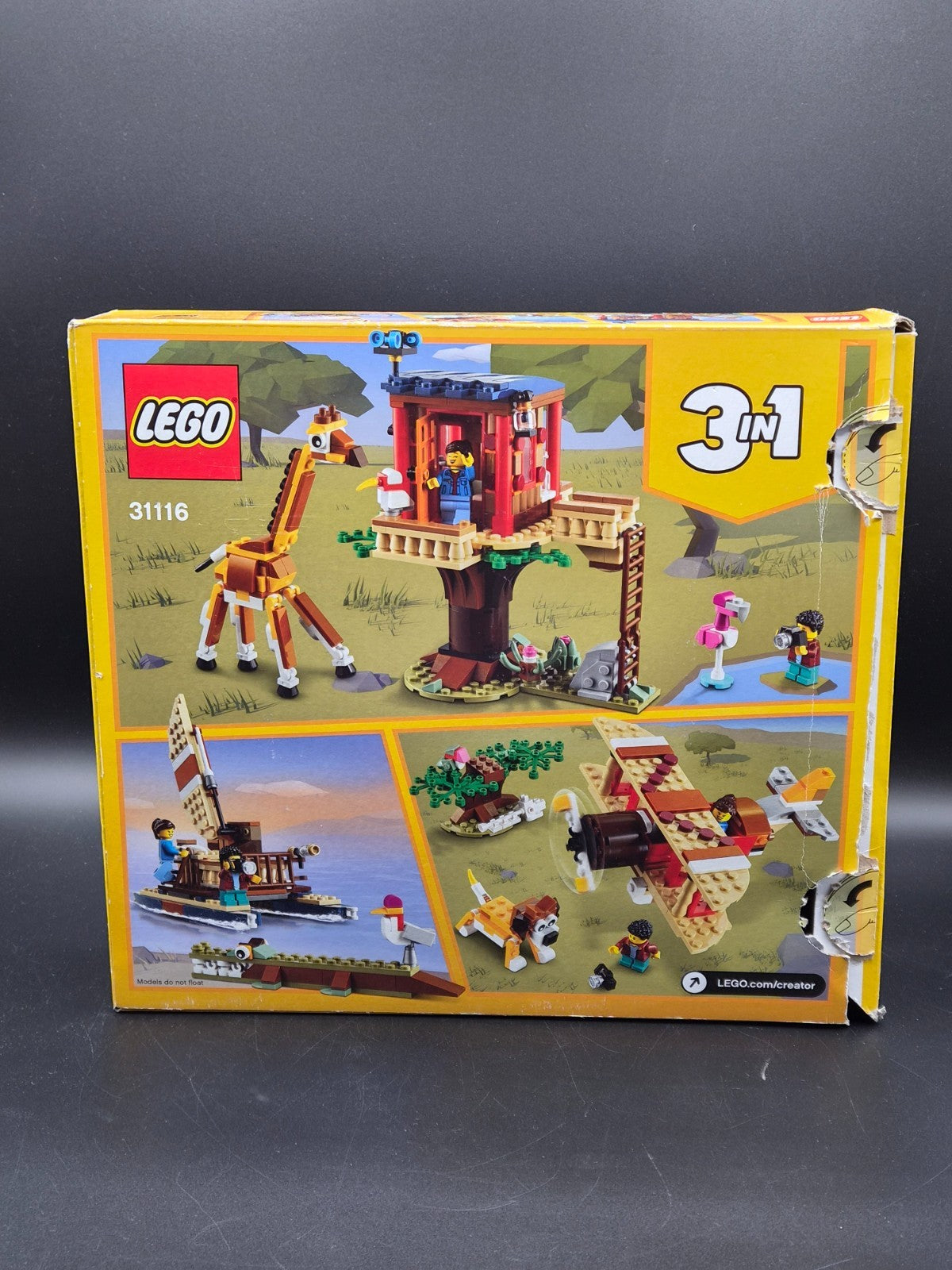 LEGO Creator 3 in 1 Bauset Safari-Baumhaus 31116 Bausteine Klemmbausteine