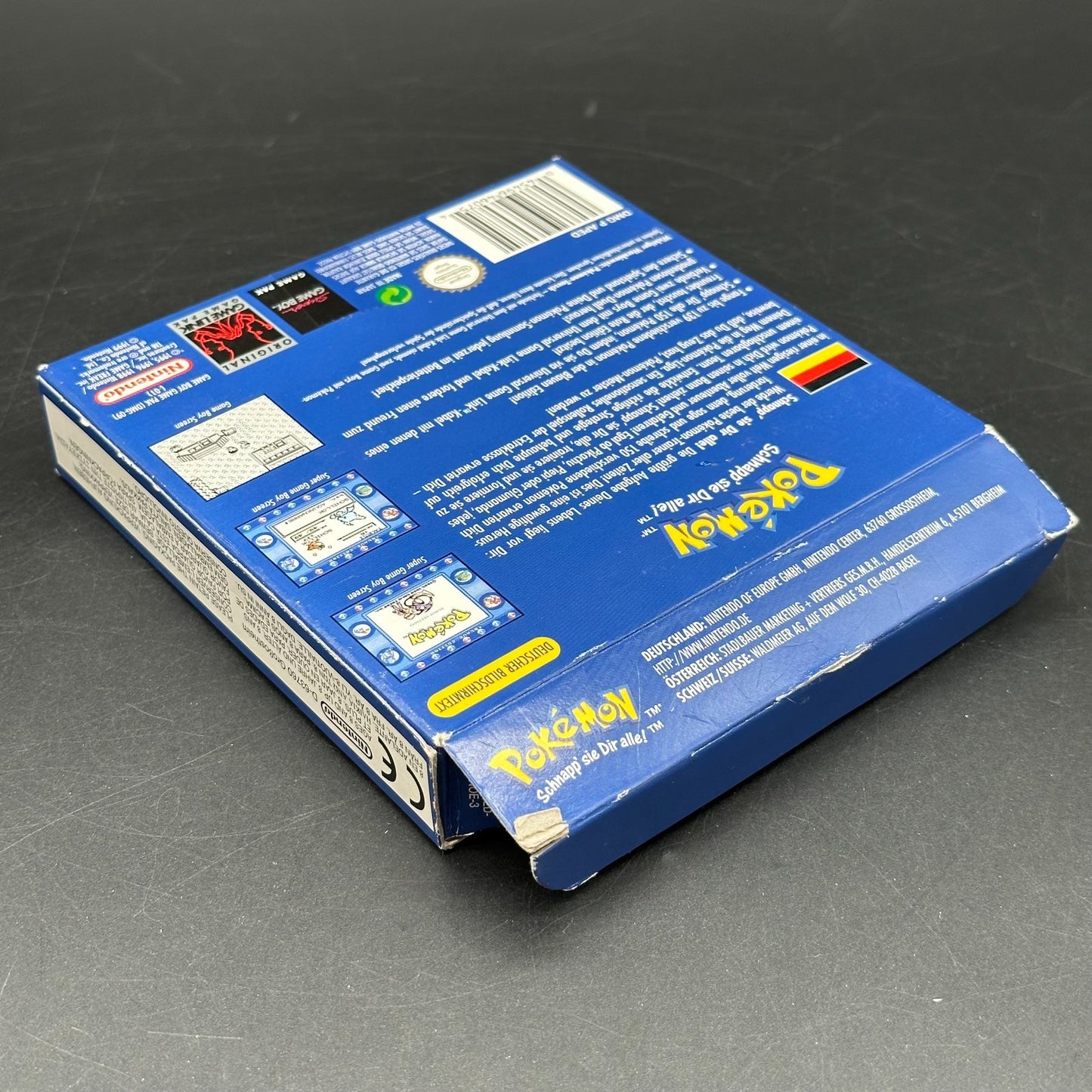 Pokémon Blaue Edition (Nintendo Game Boy) - Speicherbatt. neu ✅