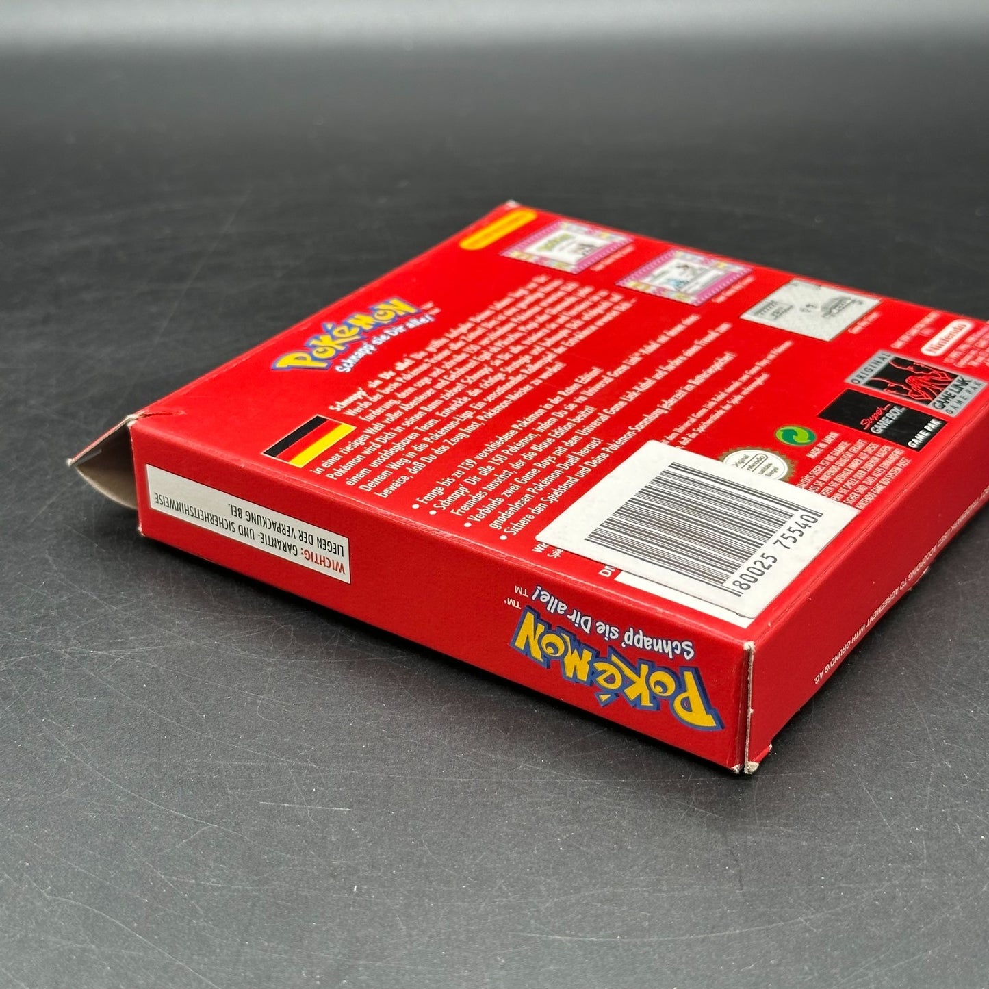 Pokémon Rote Edition (Nintendo Game Boy) - Speicherbatt. neu ✅