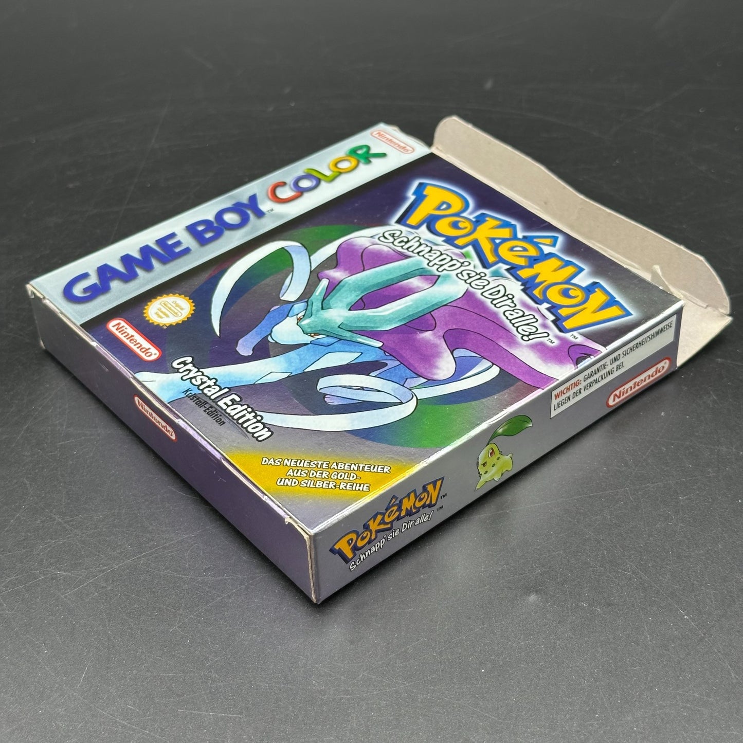 Pokémon Kristall-Edition in OVP (Nintendo Game Boy Color) Speicherbatt. neu ✅