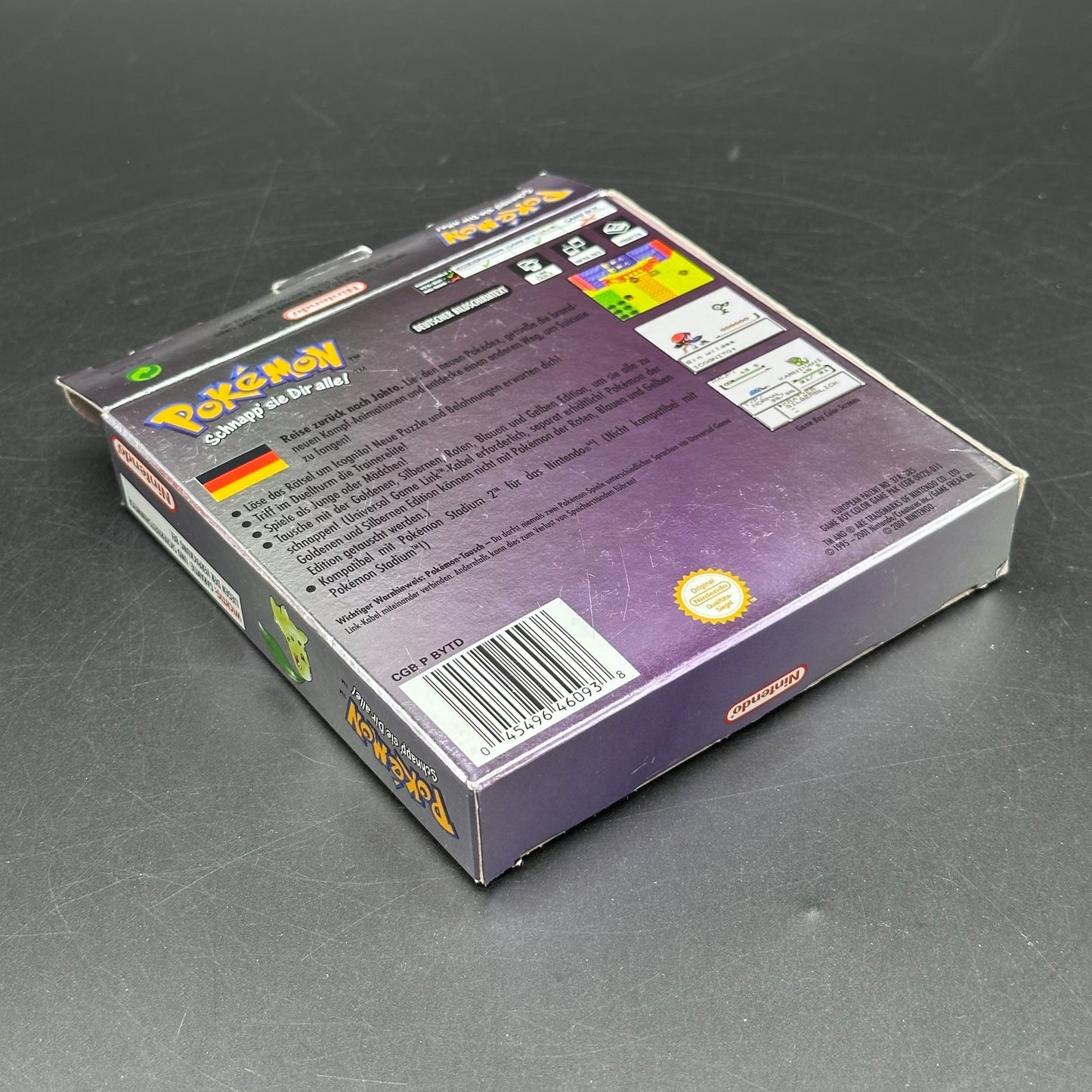 Pokémon Kristall-Edition in OVP (Nintendo Game Boy Color) Speicherbatt. neu ✅