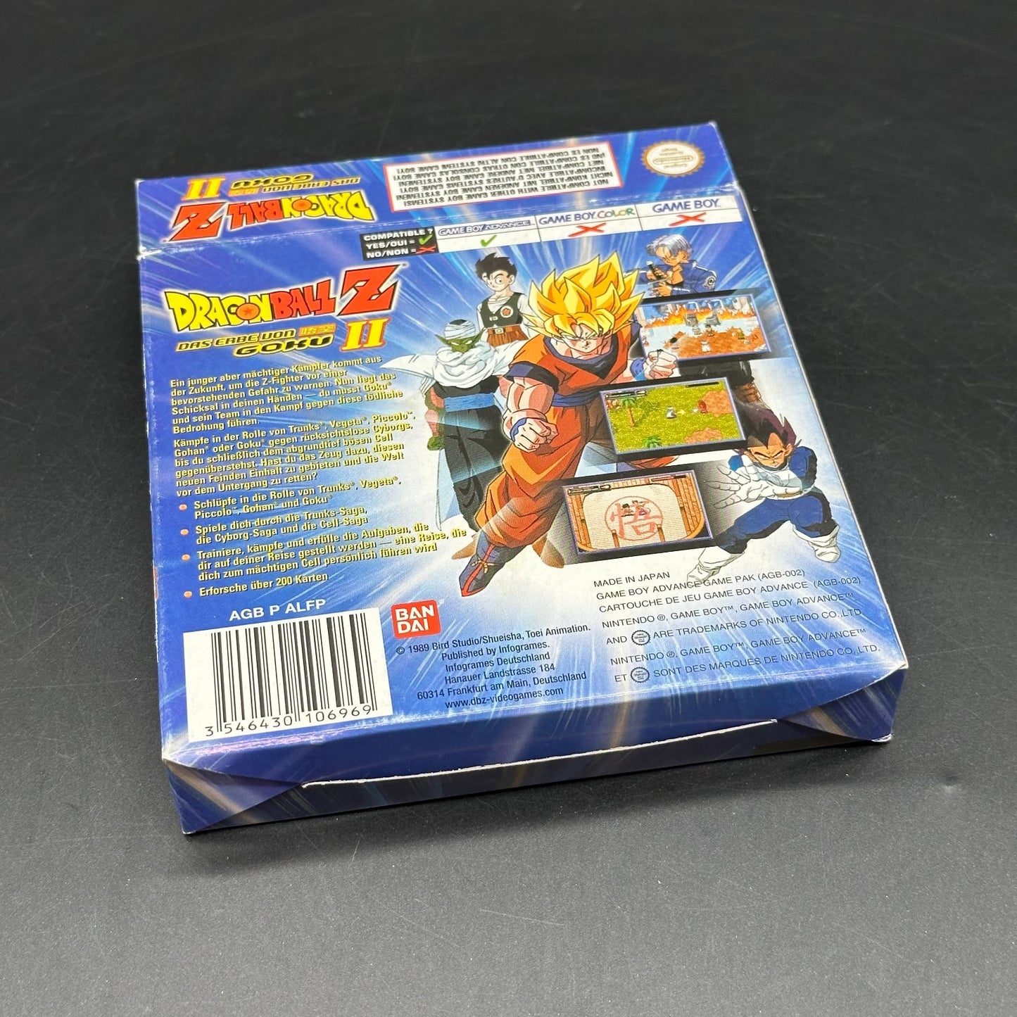 Dragon Ball Z: Das Erbe von Goku II (Nintendo Game Boy Advance) in OVP