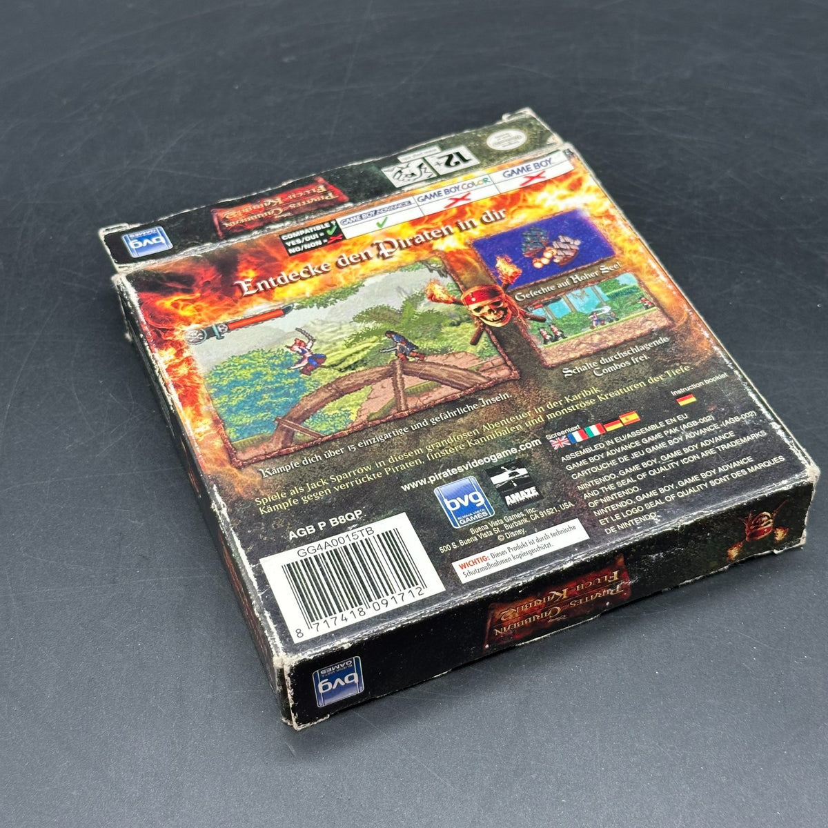Pirates of The Caribbean 2 - Fluch der Karibik 2 (Nintendo Gameboy Advance)