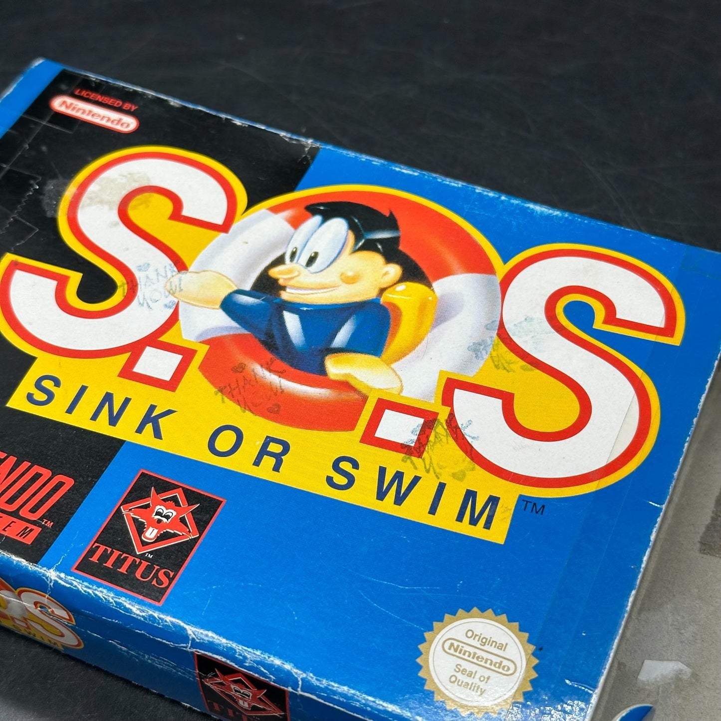 S.O.S. Sink or Swim - Super Nintendo SNES in OVP