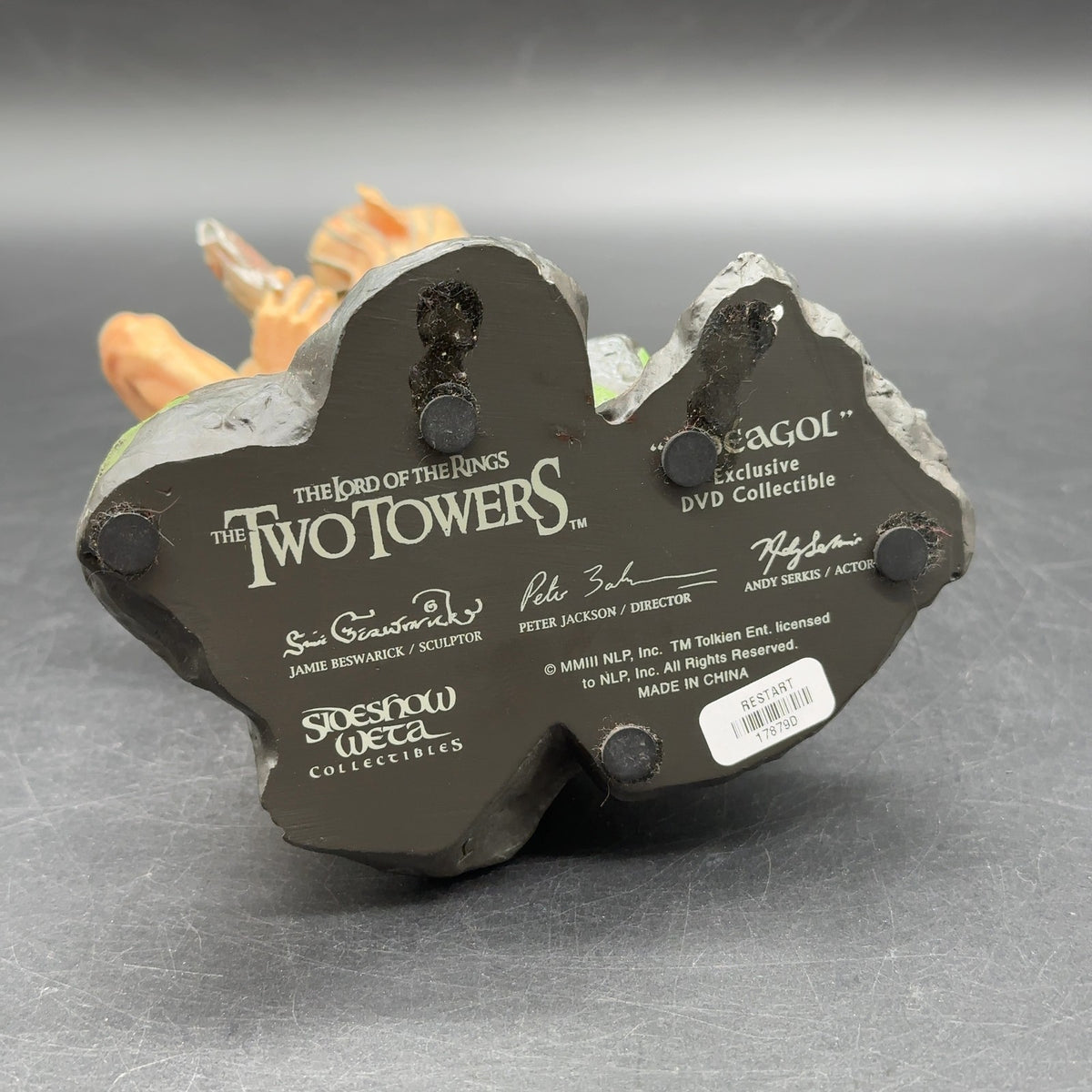 Original Sideshow Weta Der Herr der Ringe Die zwei Türme Sméagol Gollum Statue – Bild 7