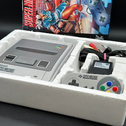 Super Nintendo SNES Konsole in OVP - Street Fighter II 2 Action Pack