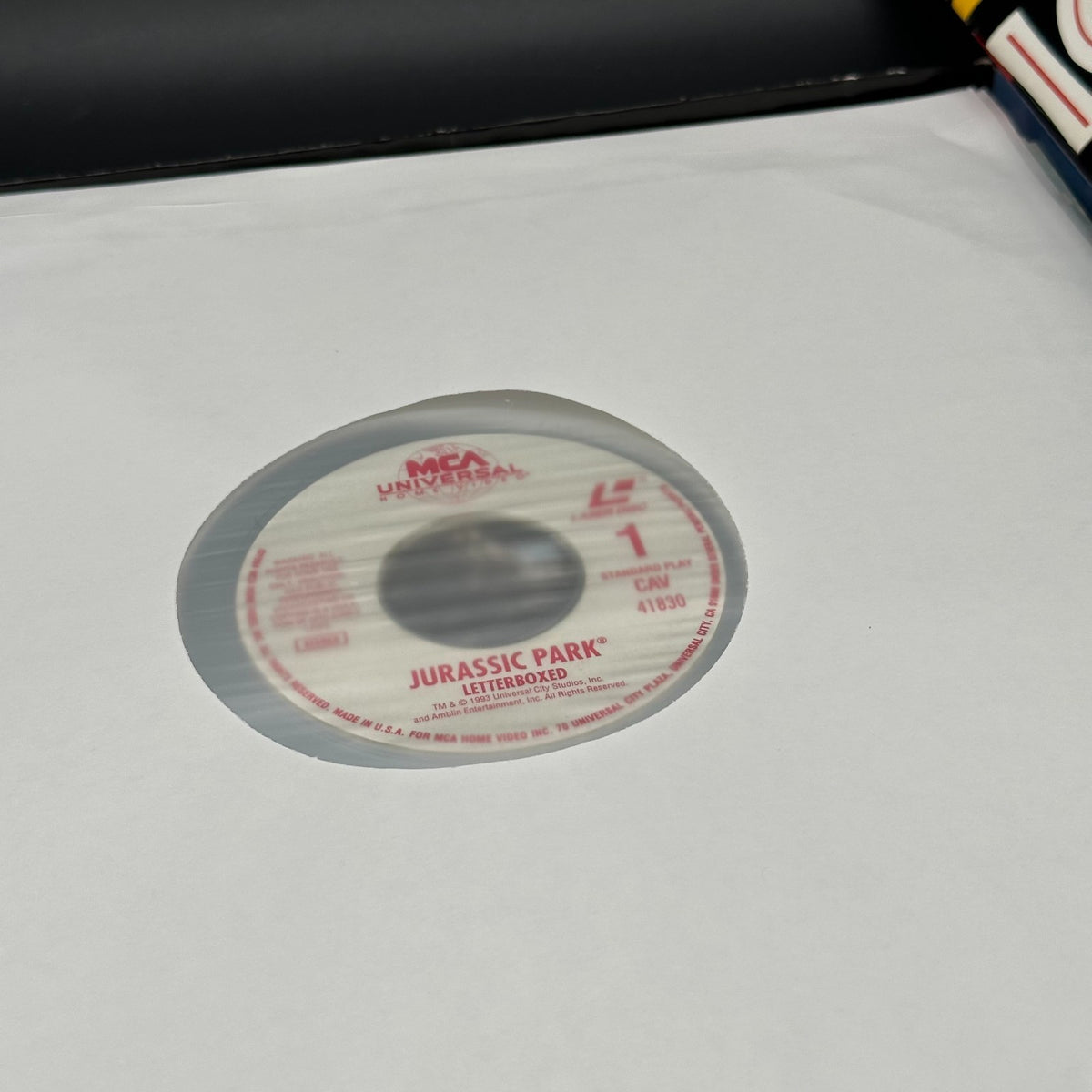 Jurassic Park - Letterboxed Edition - Laserdisc (NTSC) – Bild 8