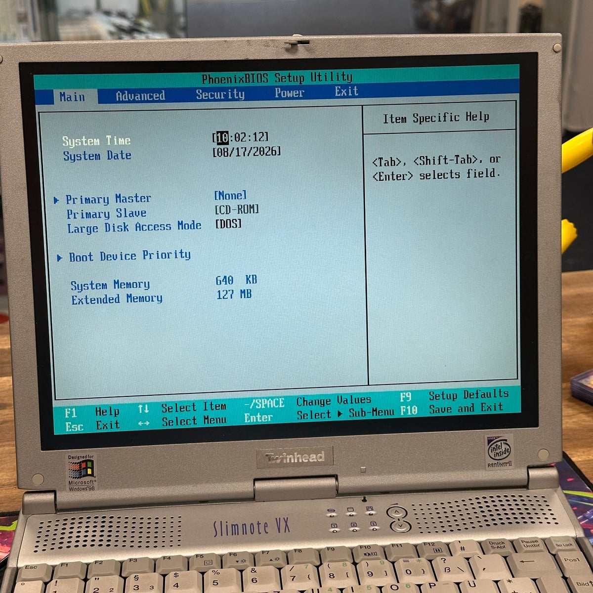 Twinhead P88T Slimnote VX - Laptop Notebook - Pentium 2 – Bild 8