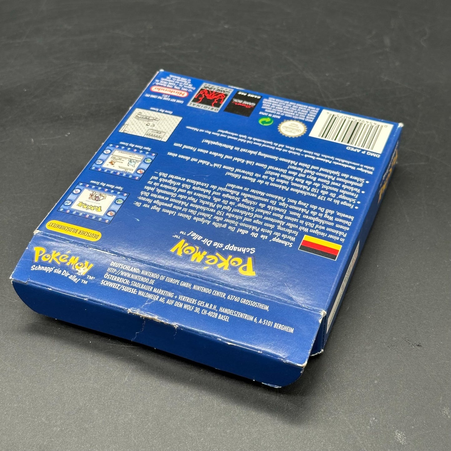 Pokémon Blaue Edition (Nintendo Game Boy) - Speicherbatt. neu ✅