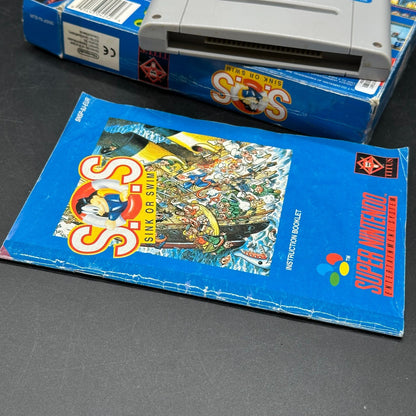 S.O.S. Sink or Swim - Super Nintendo SNES in OVP