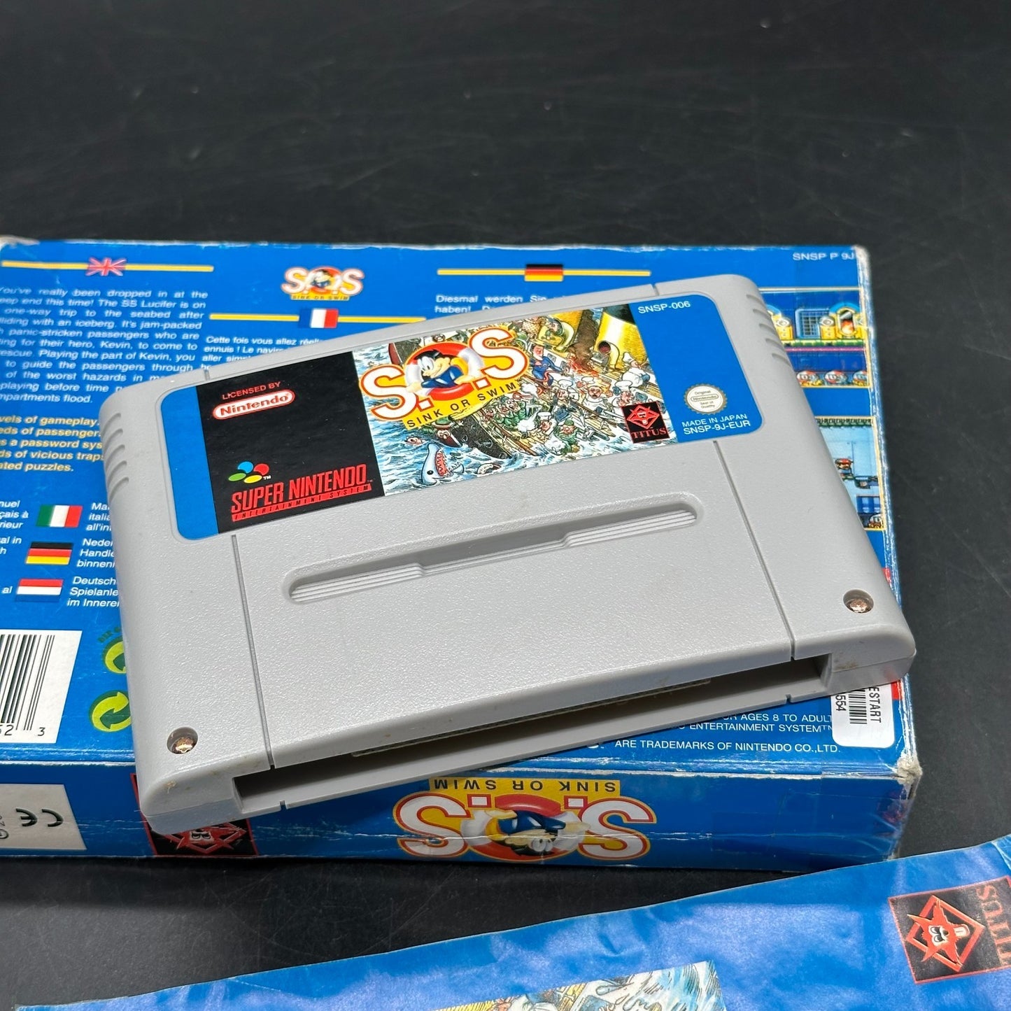 S.O.S. Sink or Swim - Super Nintendo SNES in OVP