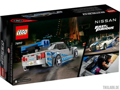 LEGO 76917 Speed Champions 2 Fast 2 Furious – Nissan Skyline GT-R (R34)